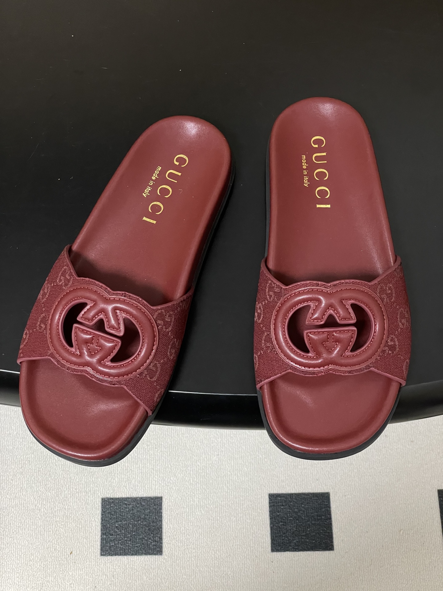 구찌(Gucci) 리도(Lido) 컬렉션 플랫폼 샌들 슬리퍼 신발