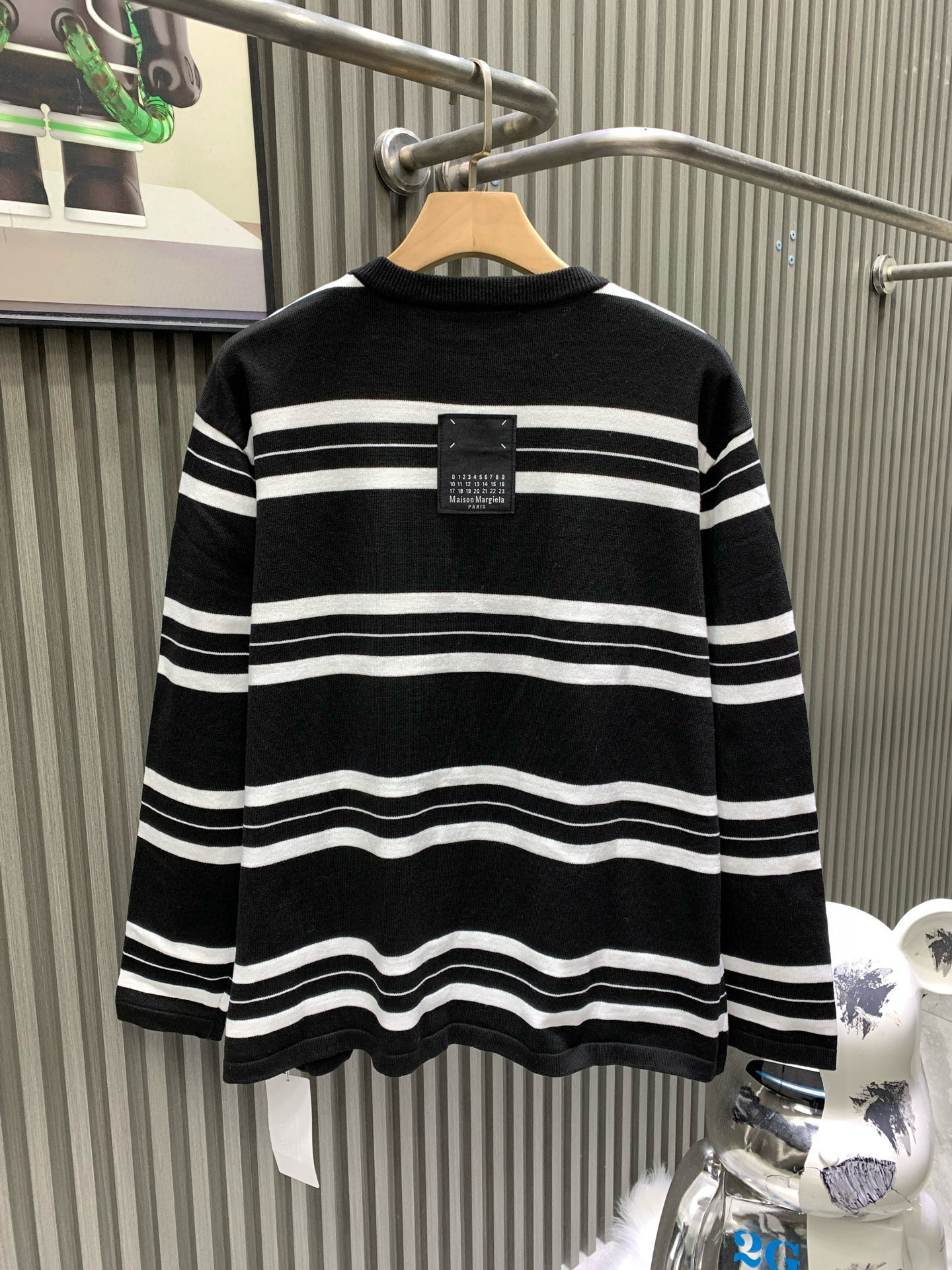 메종 마르지엘라(Maison Margiela) 스트라이프 긴팔 티셔츠 의류