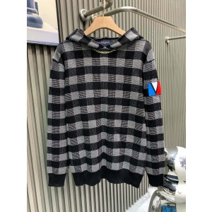 루이비통(LV) 디테일 후드 니트 의류