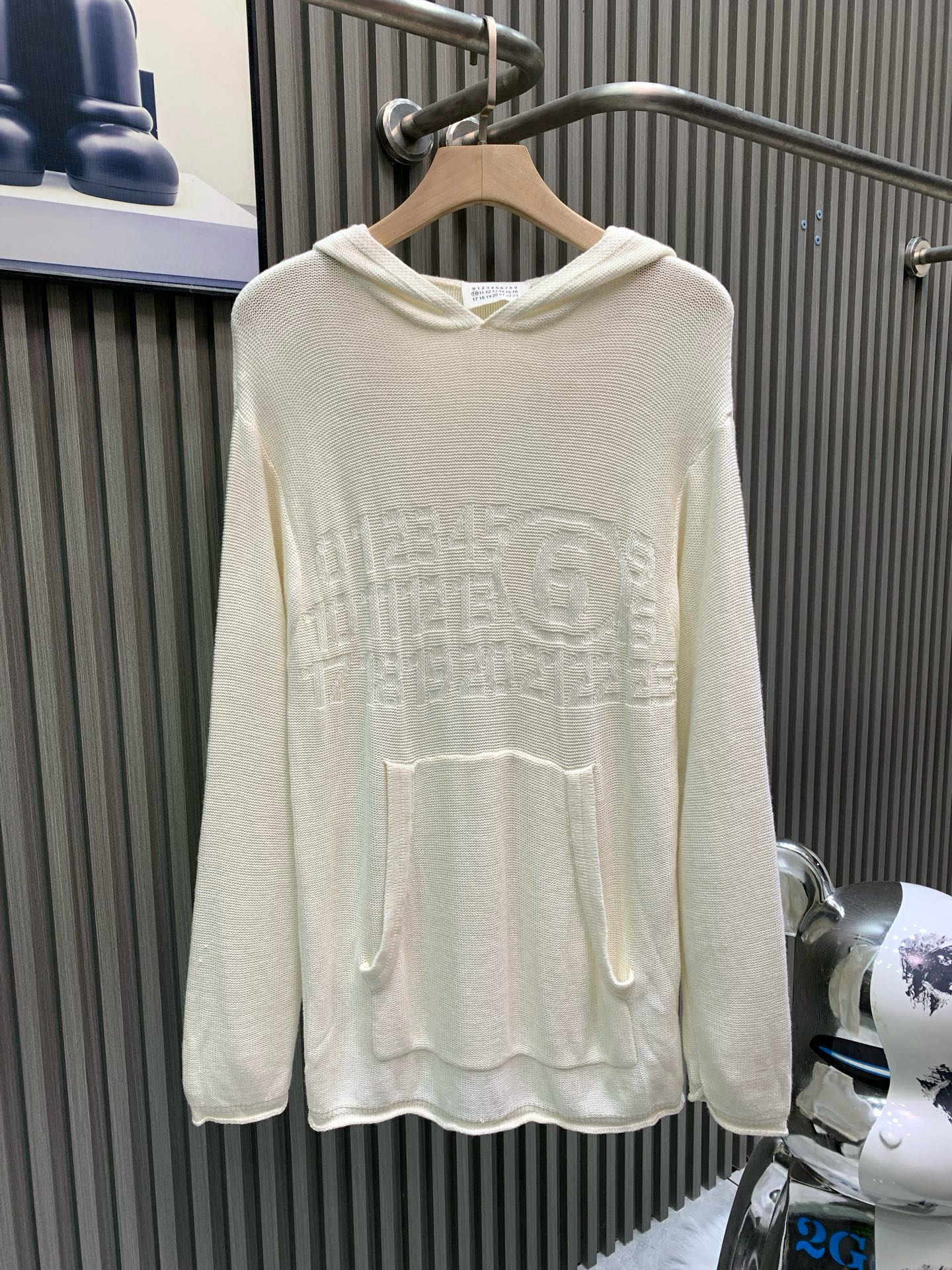 메종 마르지엘라(Maison Margiela) 인타르시아 후드 니트 의류