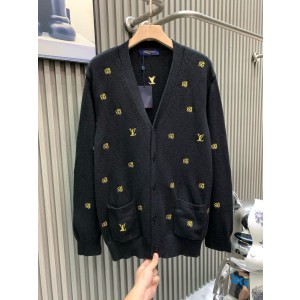 루이비통(LV) 올오버 자수 니트 가디건 의류