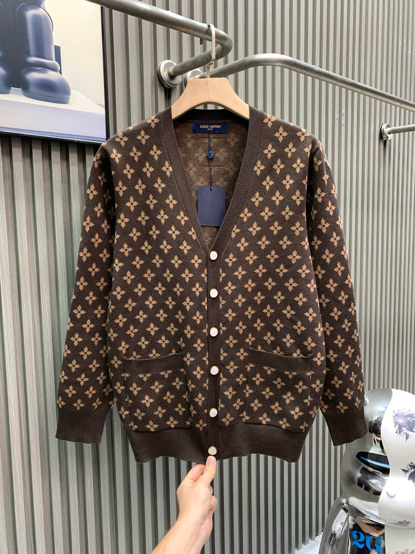 루이비통(LV) 모노그램 자카드 울 니트 의류