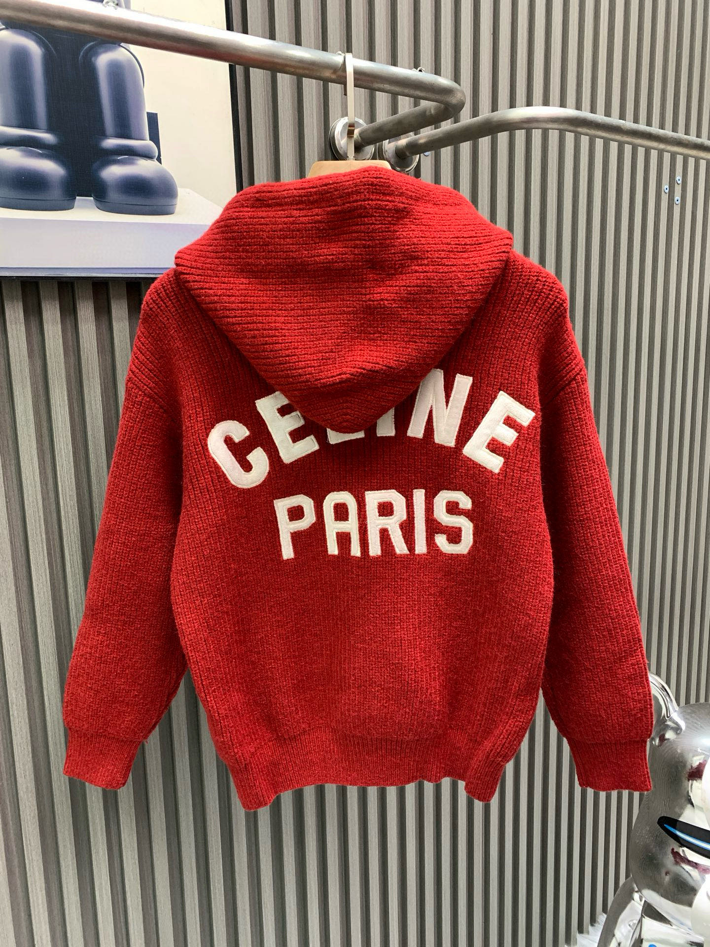 셀린느(CELINE) 로고 자수 니트 스웻 의류