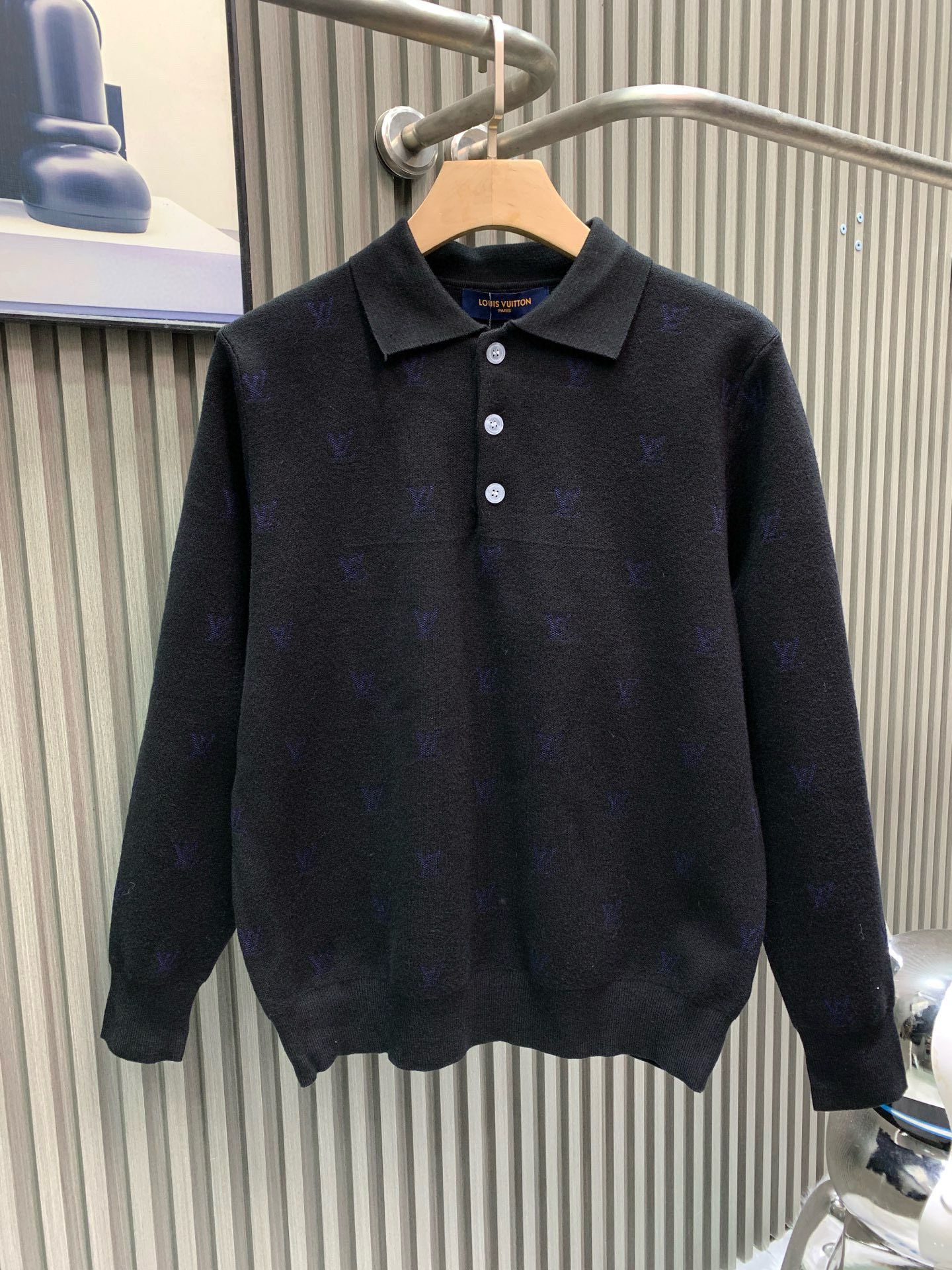 루이비통(LV) 울 폴로 카라 니트 의류