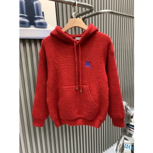 버버리(BURBERRY) 자수 후드 니트 의류