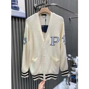프라다(PRADA) 1913 자수 니트 가디건 의류