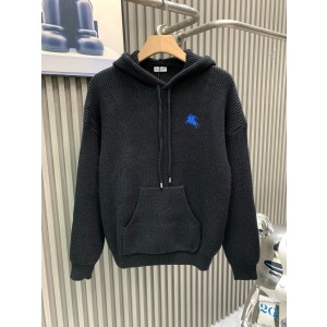 버버리(BURBERRY) 자수 후드 니트 의류