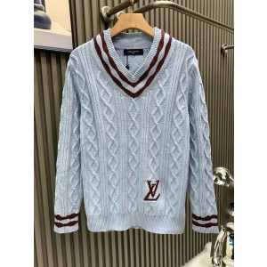 루이비통(LV) 케이블 V넥 니트 의류
