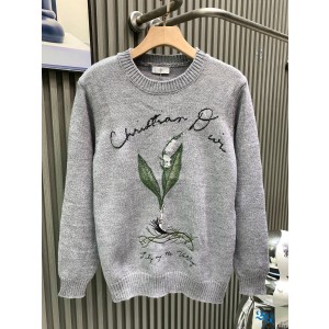 디올(DIOR) Cistian 릴리 오브 더 밸리 자수 니트 의류