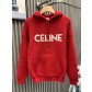 셀린느(CELINE) 로고 후드 니트 스웨터 의류