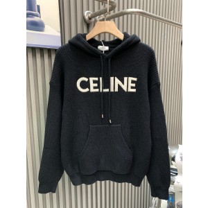 셀린느(CELINE) 로고 후드 니트 스웨터 의류