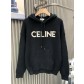 셀린느(CELINE) 로고 후드 니트 스웨터 의류