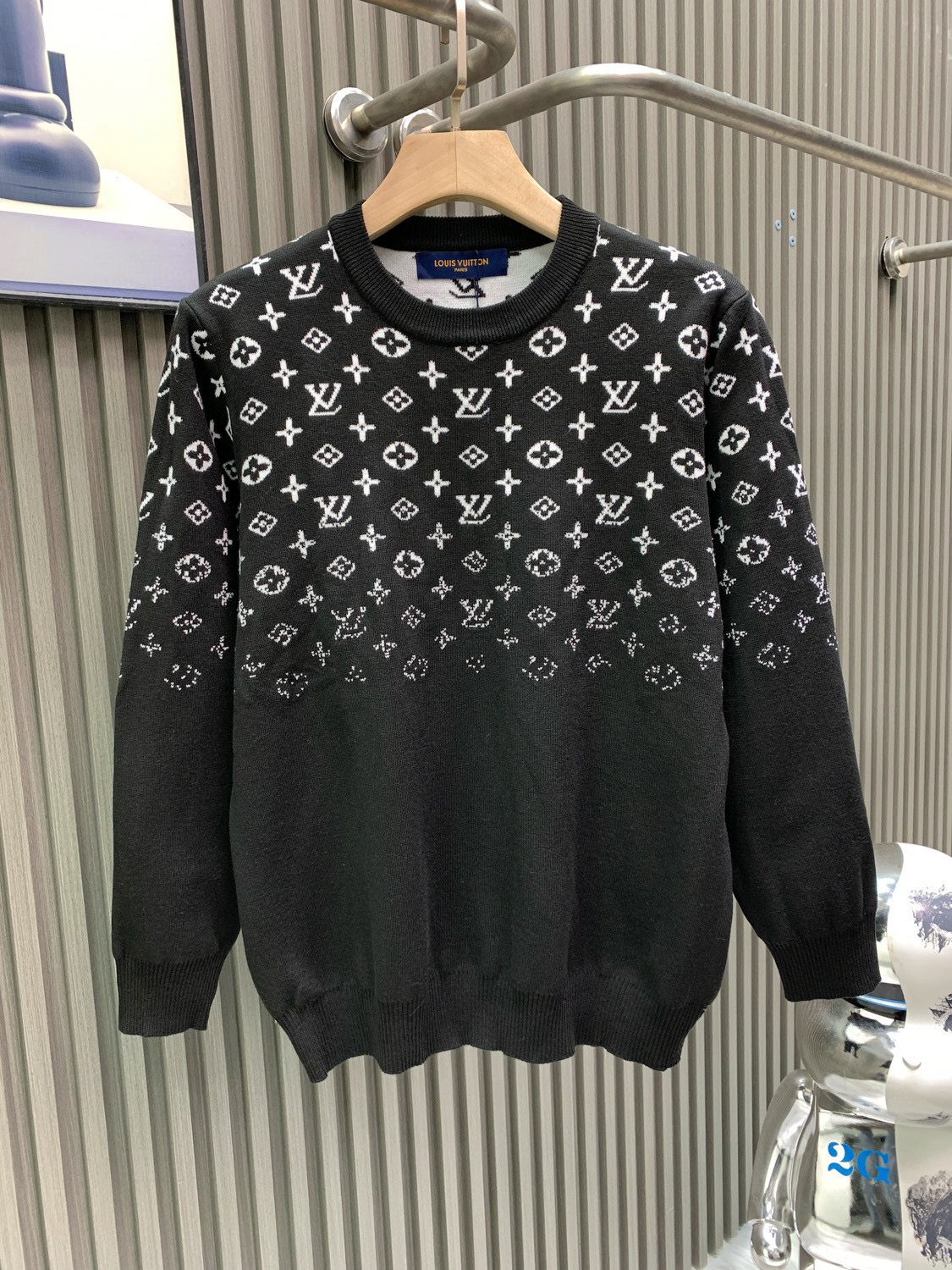 루이비통(LV) 모노그램 그라데이션 라운드 니트 의류