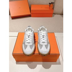 에르메스(HERMES) 스웨이드 고트 레더 스니커즈 신발