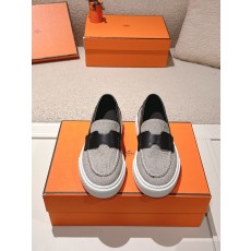 에르메스(HERMES) 플랫폼 커플 로퍼 스니커즈 신발