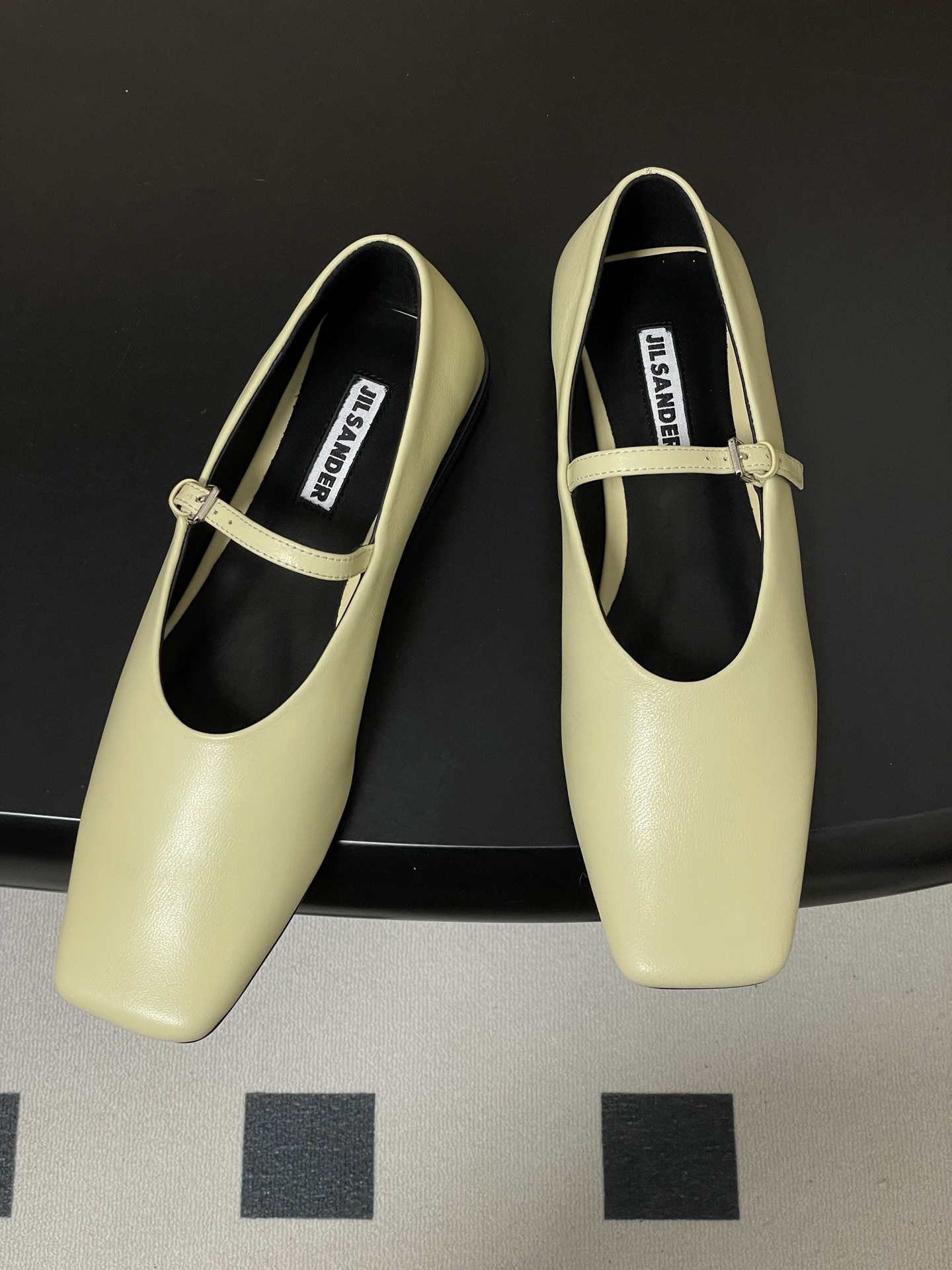 질 샌더(Jil Sander) 스퀘어토 메리제인 단화 플랫 슈즈 신발