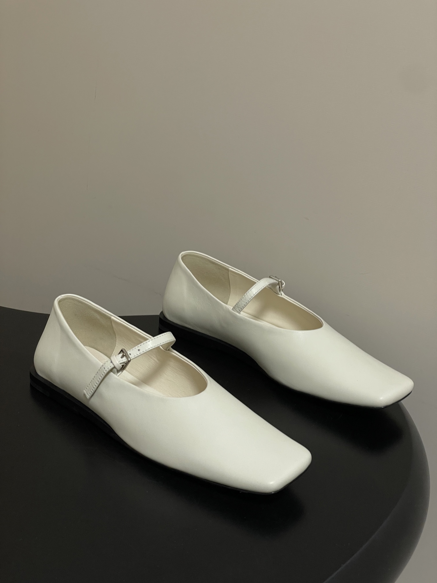 질 샌더(Jil Sander) 스퀘어토 메리제인 단화 플랫 슈즈 신발