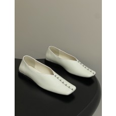 질 샌더(Jil Sander) 스터드 스퀘어토 메리제인 단화 플랫 슈즈 신발