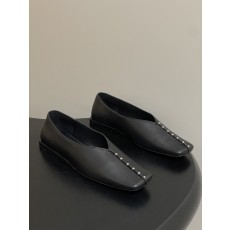 질 샌더(Jil Sander) 스터드 스퀘어토 메리제인 단화 플랫 슈즈 신발