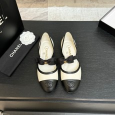 샤넬(Chanel) 리본 플랫 슈즈 단화 신발