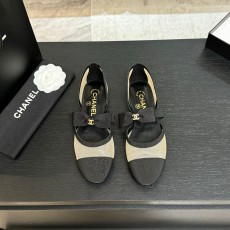 샤넬(Chanel) 리본 플랫 슈즈 단화 신발