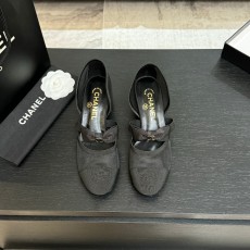 샤넬(Chanel) 리본 굽 플랫 슈즈 단화 신발