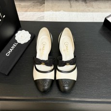 샤넬(Chanel) 리본 굽 플랫 슈즈 단화 신발