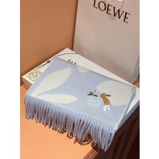 로에베(LOEWE) 자수 로고 목도리 스카프