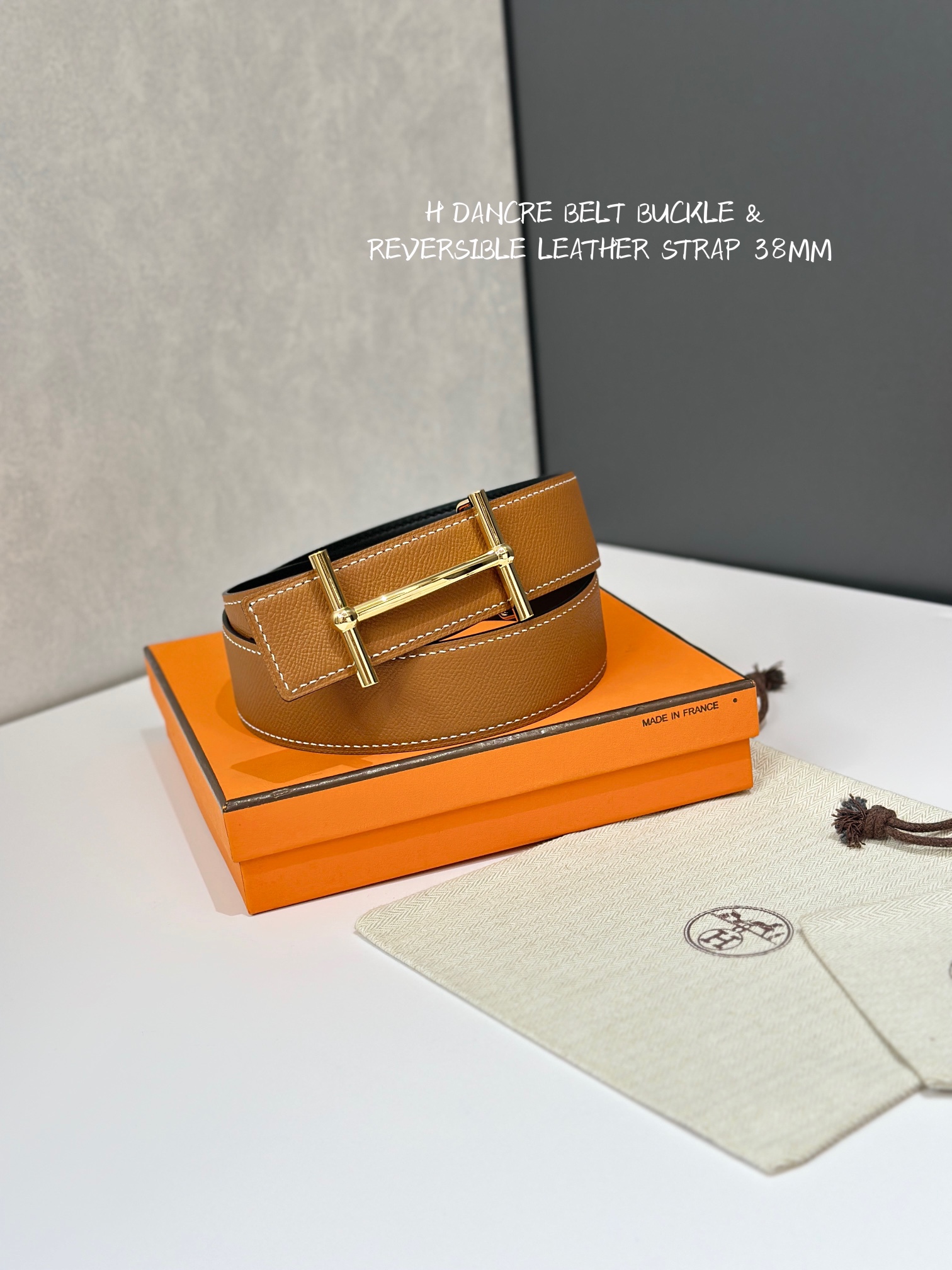 에르메스(HERMES) D’Ancre 버클 리버서블 가죽 벨트 악세사리