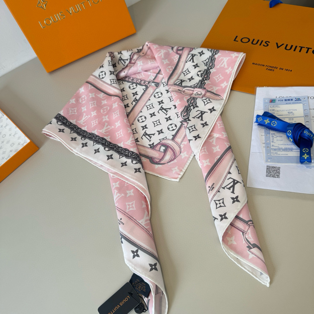 루이비통(LV) 모노그램 트윌 실크 스카프