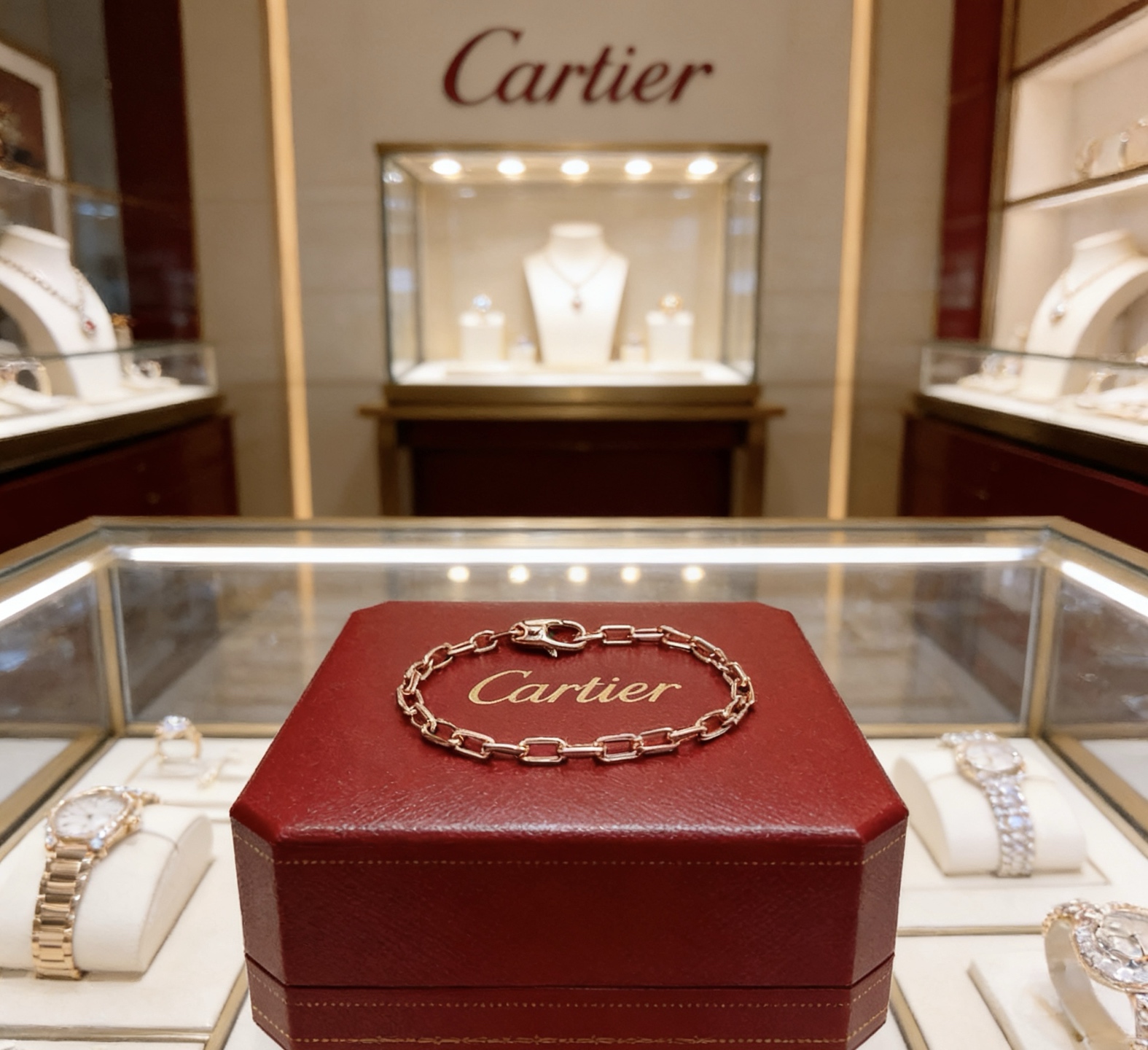 까르띠에(Cartier) 링 모티브 브레이슬릿 팔찌 악세사리