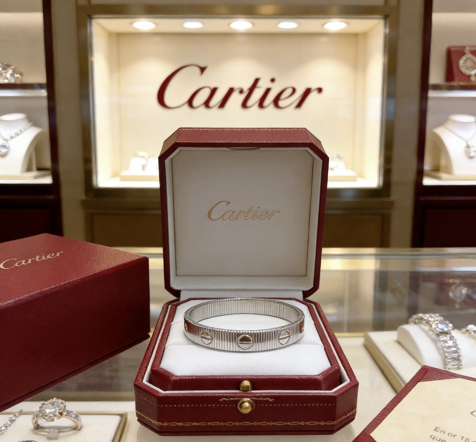 까르띠에(Cartier) 링 모티브 뱅글 팔찌 악세사리