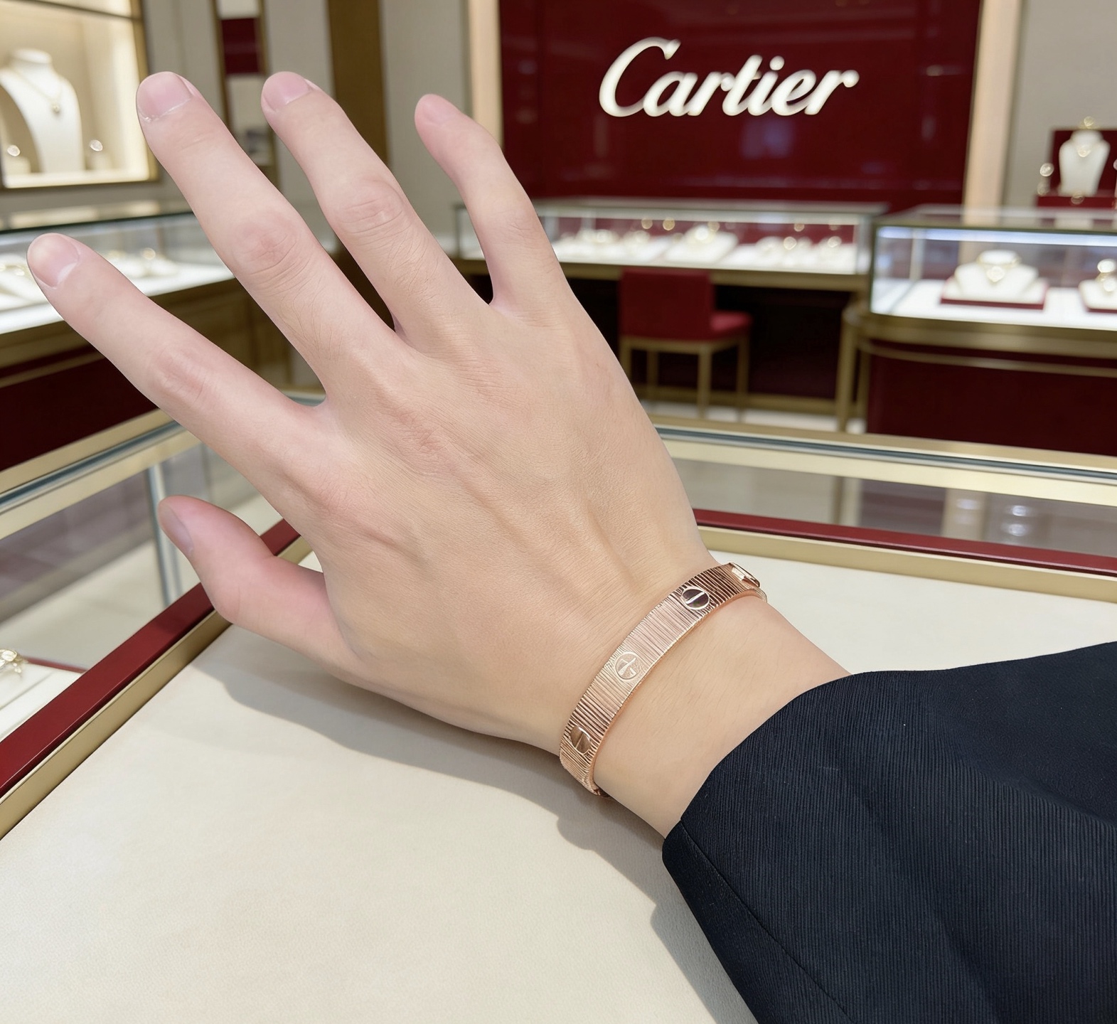 까르띠에(Cartier) 링 모티브 뱅글 팔찌 악세사리