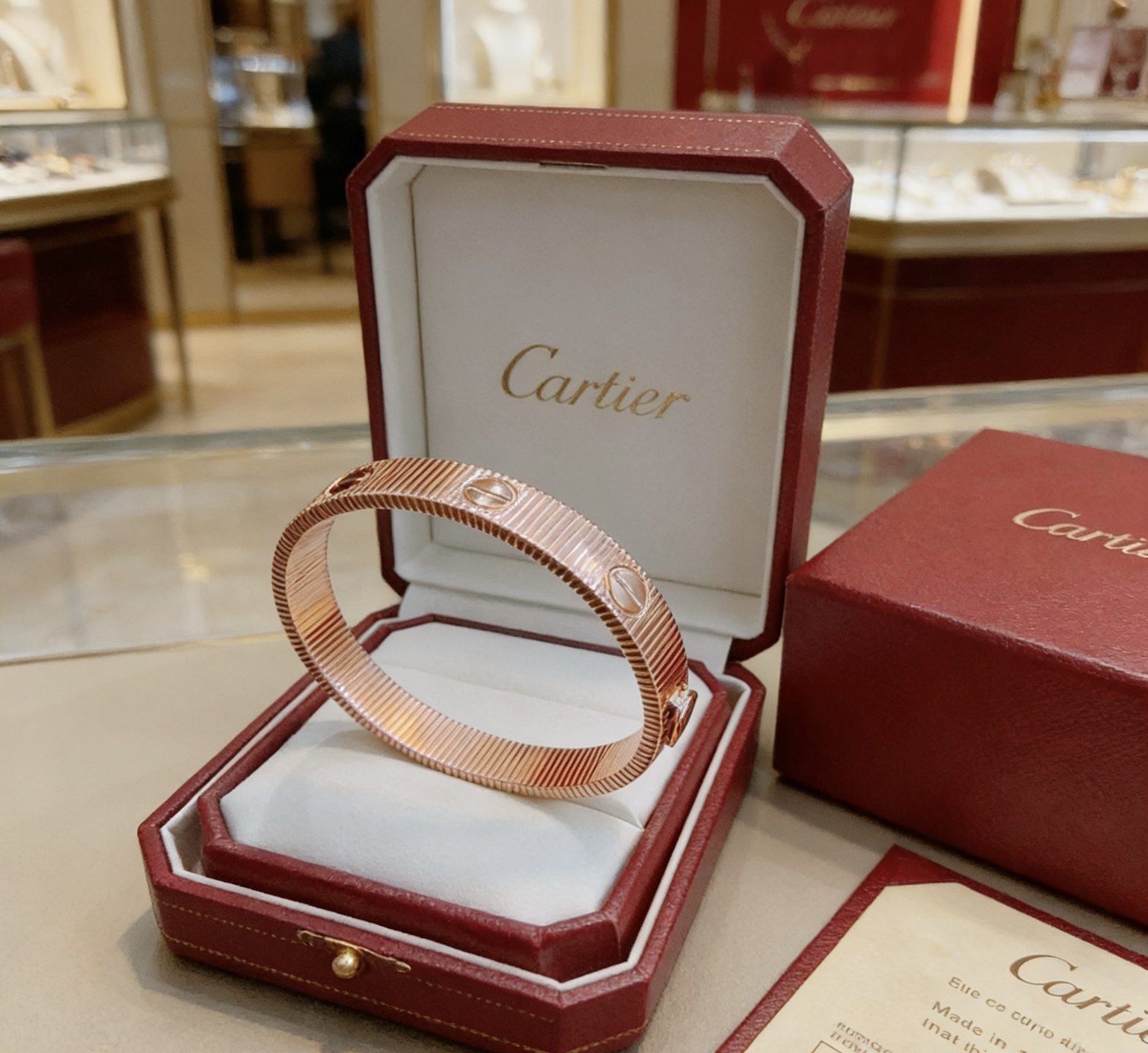 까르띠에(Cartier) 링 모티브 뱅글 팔찌 악세사리