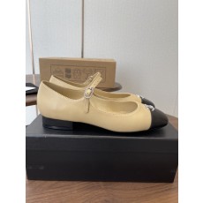 샤넬(Chanel) 프렌치 주얼 버클 스퀘어토 메리제인 플랫 슈즈 구두 신발 굽 2cm