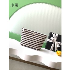샤넬(CHANEL) 26C 블랙 스트라이프 클러치 백 가방 (스몰)