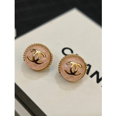 샤넬(CHANEL) 핑크 크리스탈 더블 C 귀걸이 악세사리