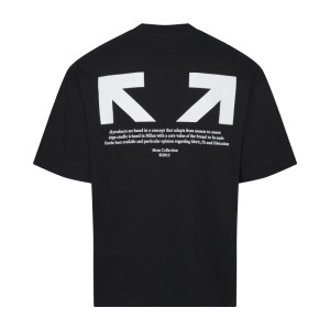 오프화이트(OFF-WHITE) 하프 애로우 프린트 반팔 티셔츠 의류