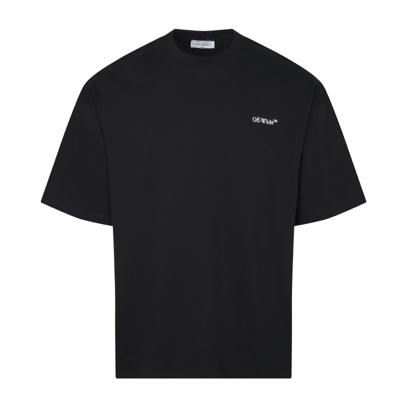 오프화이트(OFF-WHITE) 하프 애로우 프린트 반팔 티셔츠 의류