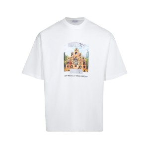 오프화이트(OFF-WHITE) 정글 그래픽 프린트 반팔 티셔츠 의류