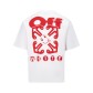 오프화이트(OFF-WHITE) 레드 스마일 반팔 티셔츠 의류