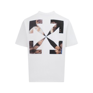 오프화이트(OFF-WHITE) 오일 페인팅 반팔 티셔츠 의류