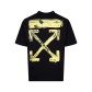 오프화이트(OFF-WHITE) 골드 브러시 애로우 반팔 티셔츠 의류