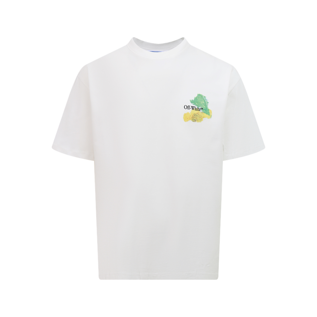 오프화이트(OFF-WHITE) 그래피티 반팔 티셔츠 의류