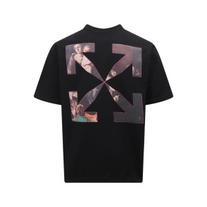 오프화이트(OFF-WHITE) 블러 오일 페인팅 반팔 티셔츠 의류