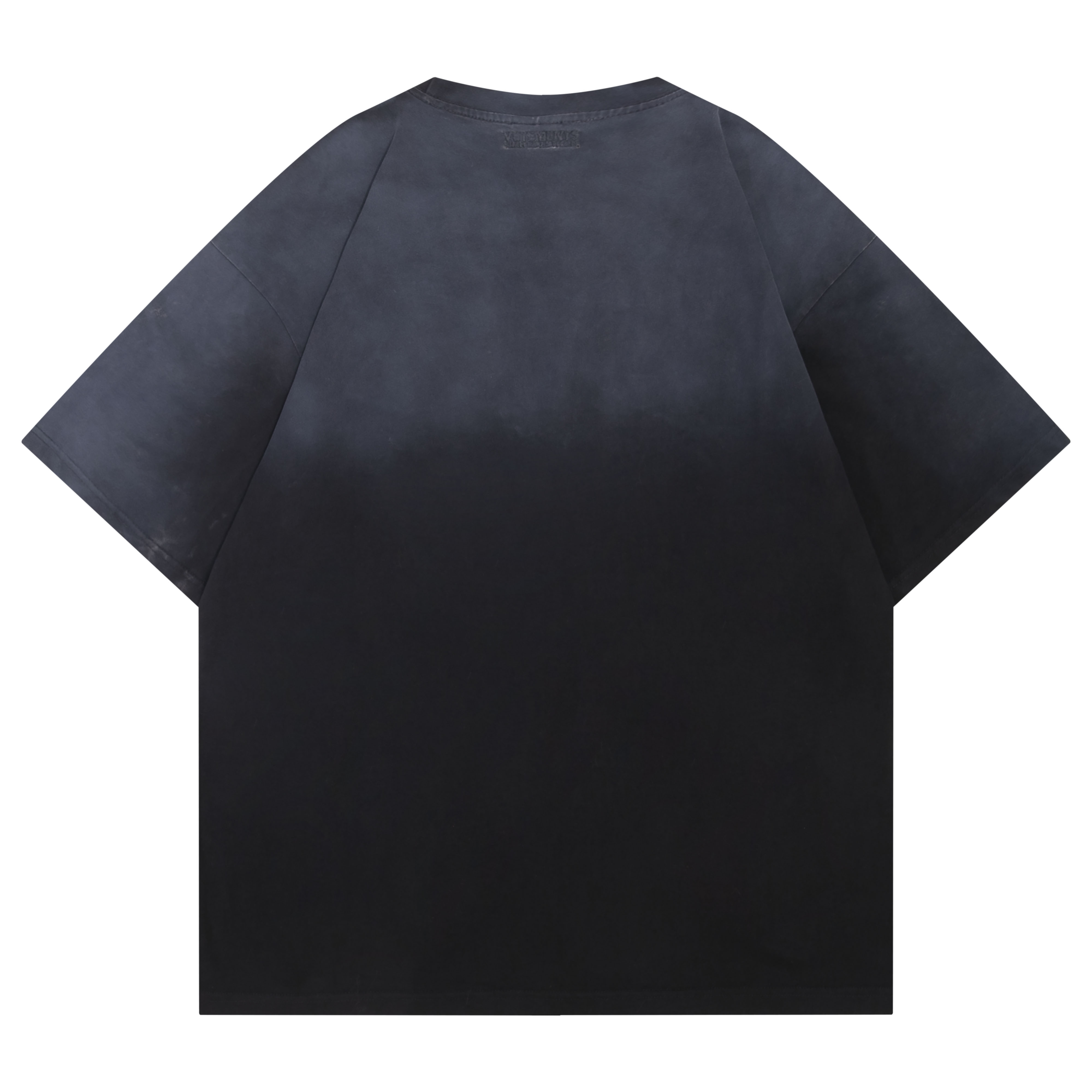 베트멍(VETEMENTS) 패치워크 워싱 반팔 티셔츠 의류