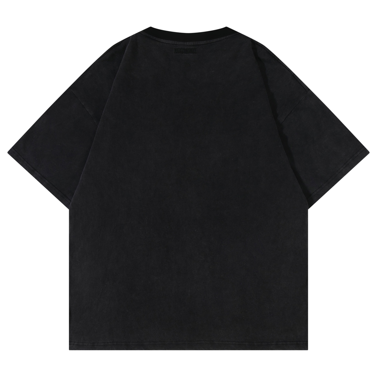 베트멍(VETEMENTS) 클래식 로고 자수 워싱 반팔 티셔츠 의류