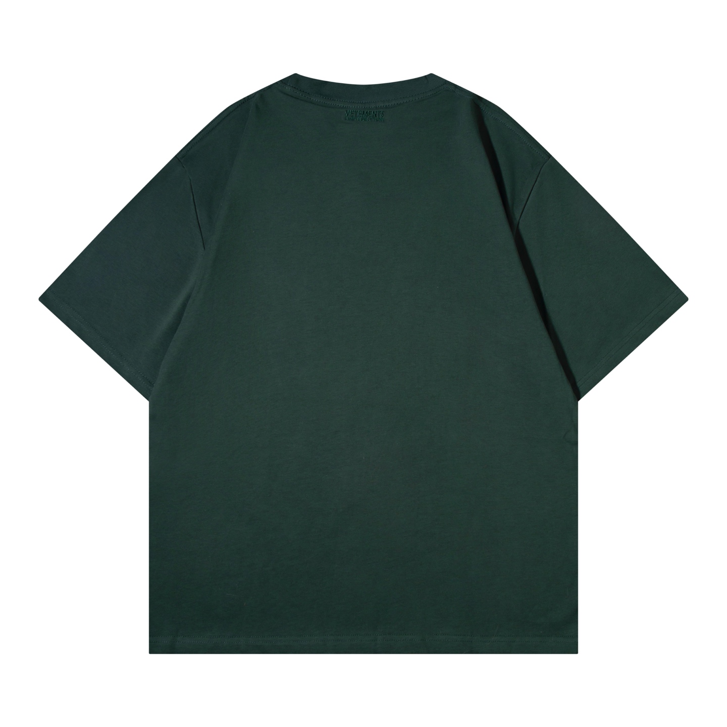 베트멍(VETEMENTS) 레드 레터링 프린트 반팔 티셔츠 의류