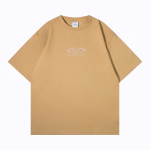 베트멍(VETEMENTS) 로고 플록 프린트 반팔 티셔츠 의류