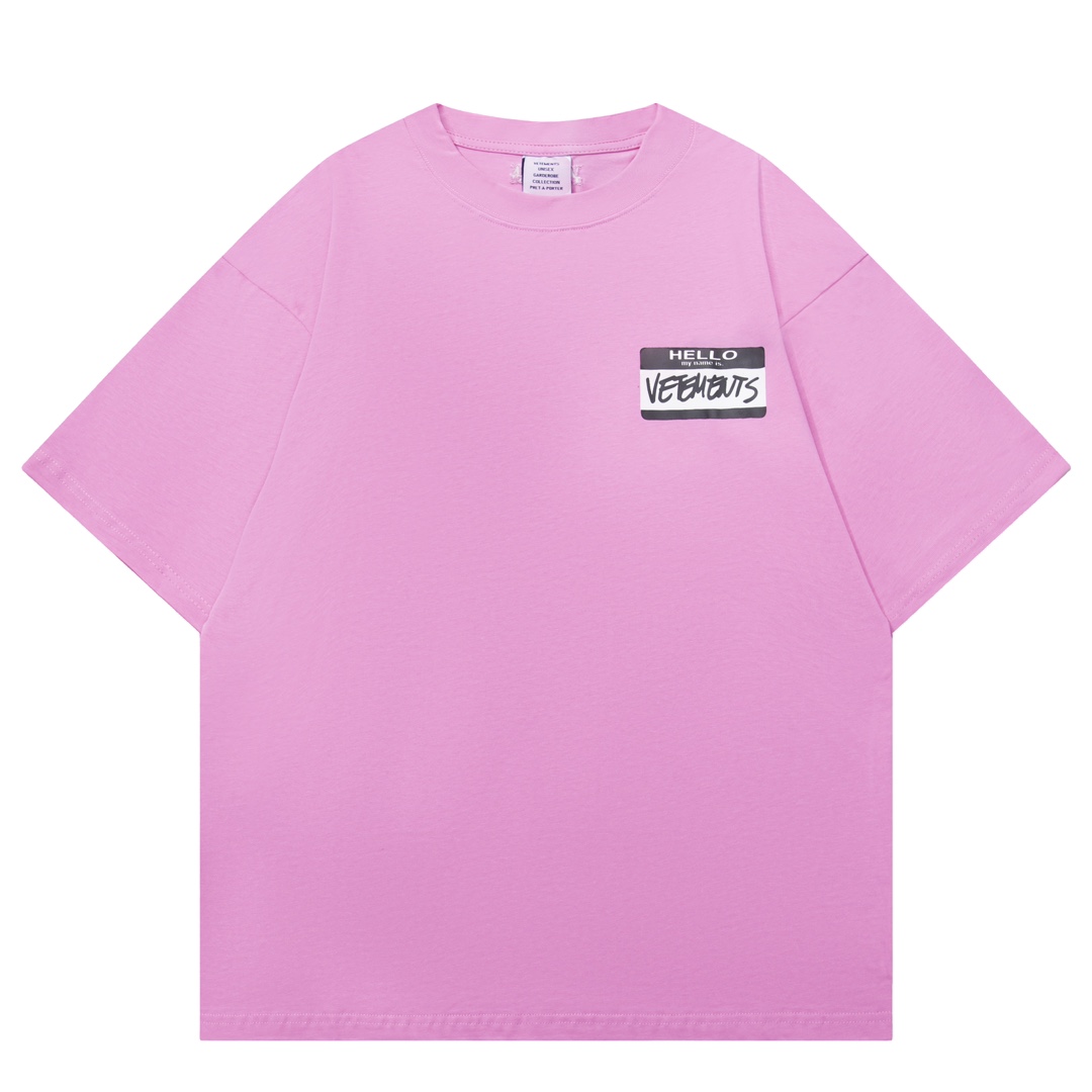 베트멍(VETEMENTS) HELLO 반팔 티셔츠 의류